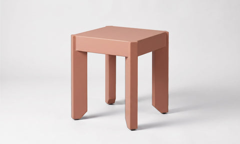 Bevel Stool/Side Table Metal
