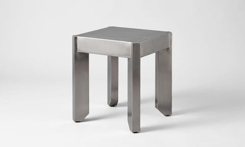 Bevel Stool/Side Table Metal
