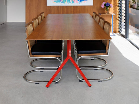 reddie-raw rectangular Andi Meeting Table / Hot Desk