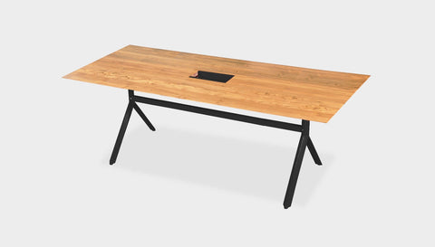 reddie-raw rectangular Andi Meeting Table / Hot Desk