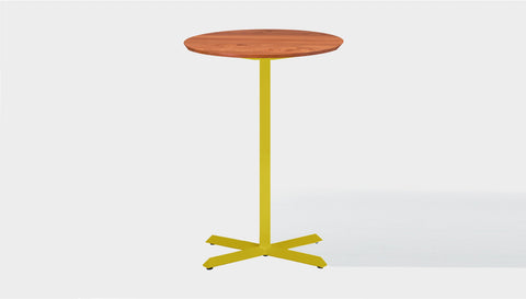 reddie-raw round Andi Pedestal Cafe & Bar Table (2 Heights)