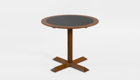 reddie-raw round Andi Pedestal Table Wood