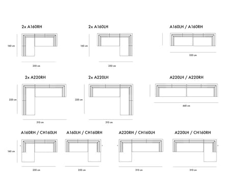 reddie-raw sofa Andi Sofa Sectional