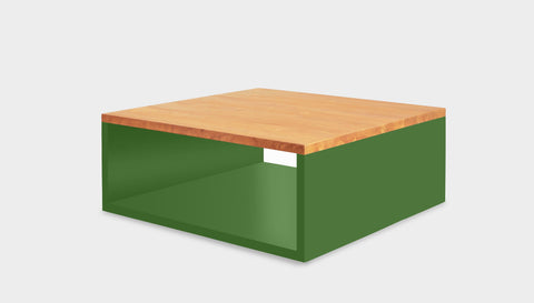 reddie-raw square coffee table 90 x 90 x 35H *cm / Solid Reclaimed Wood Teak~Oak / Metal~Green Bob Coffee Table Square