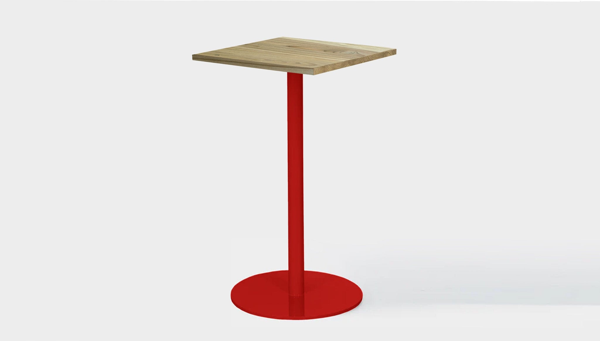 reddie-raw round Bob Pedestal Cafe & Bar Table Square (2 heights)