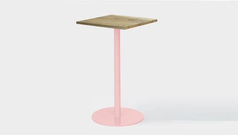 reddie-raw round Bob Pedestal Cafe & Bar Table Square (2 heights)