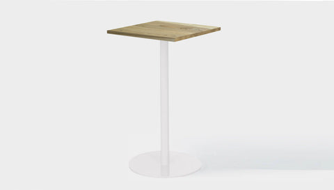 reddie-raw round Bob Pedestal Cafe & Bar Table Square (2 heights)