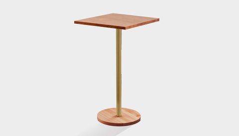 reddie-raw cafe & bar pedestal table Bob Pedestal Square Cafe & Bar Table  Square (2 heights)