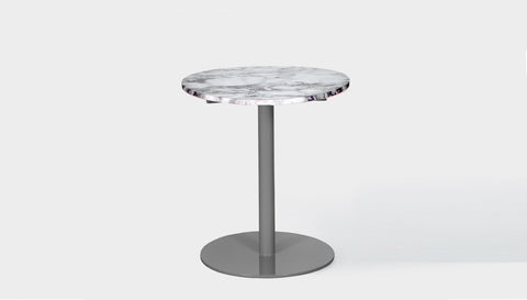 reddie-raw round Bob Pedestal Table Marble Cafe & Bar Table (2 heights)