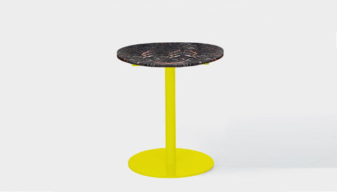 reddie-raw round Bob Pedestal Table Marble Cafe & Bar Table (2 heights)