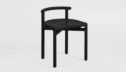 reddie-raw stool 45W x 430D x 57H *cm (430 seat height) / Solid Reclaimed Teak Wood~Black Cinta cafe stool wood