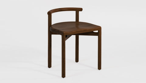 reddie-raw stool 45W x 430D x 57H *cm (430 seat height) / Solid Reclaimed Teak Wood~Walnut Cinta cafe stool wood