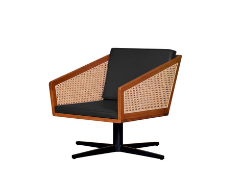 reddie-raw lounge chair Jay Rattan Swivel Lounge Chair