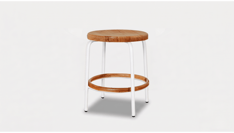 reddie-raw stool Milton Low Stool - Wood