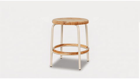 reddie-raw stool Milton Low Stool - Wood