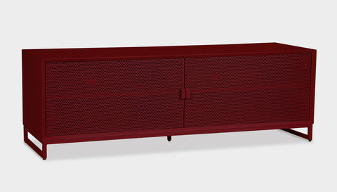 reddie-raw media unit 150W x 45D x 50H *cm / Lacquer~Rust NCW Media Unit