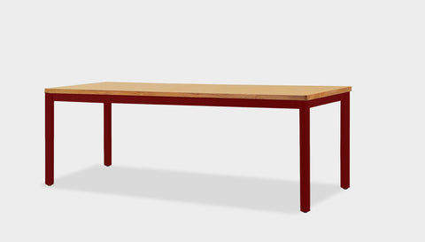 reddie-raw rectangular 160L x 90D x 75H *cm / Solid Reclaimed Wood Teak~Oak / Metal~Rust Ronda Rectangular Table
