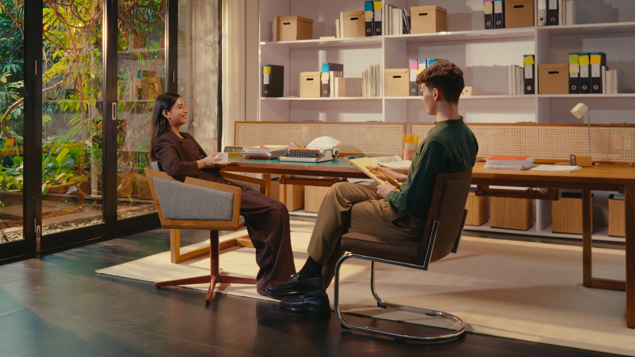 reddie-raw dining chair Rosie Upholstered Cantilever Chair