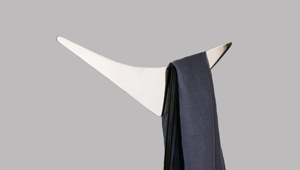 reddie-raw lounge chair 40W x 13.5H *cm (large) / Metal~Stainless Steel Suka Drops