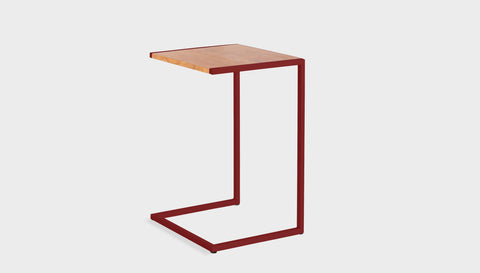 reddie-raw laptop table 45W x 40D x 65H *cm / Wood-Veneer~Teak / Metal~Rust Suzy Laptop Table