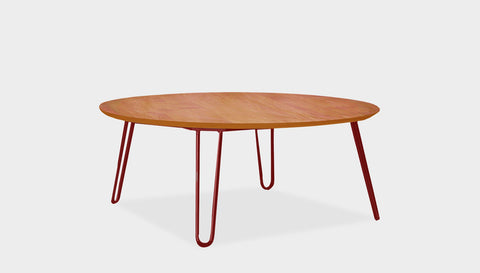 reddie-raw round coffee table 90dia x 35H *cm / Solid Reclaimed Wood~Natural / Metal~Rust Willy Coffee Table Round