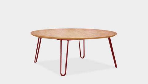 reddie-raw round coffee table 90dia x 35H *cm / Solid Reclaimed Wood~Oak / Metal~Rust Willy Coffee Table Round