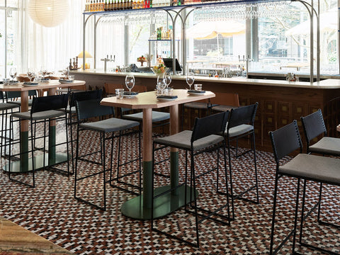 reddie-raw dining chair Willy Sling Bar Stool