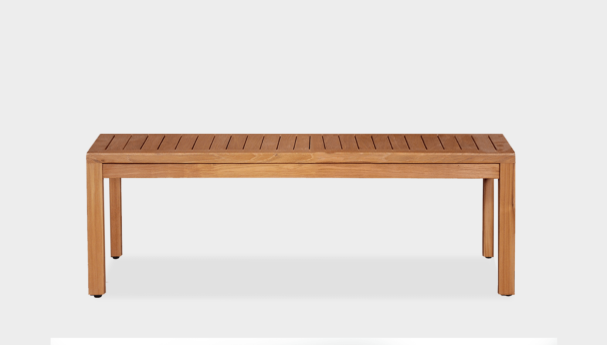 reddie-raw outdoor seating 100cm x 35cm x 45cm H (*cm) (ideal for 120L table) / Wood Teak~Natural / Wood~Teak Natural Bob Outdoor Bench