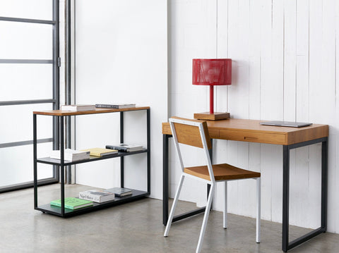 reddie-raw desk with drawers Suzy 2 Drawer Desk