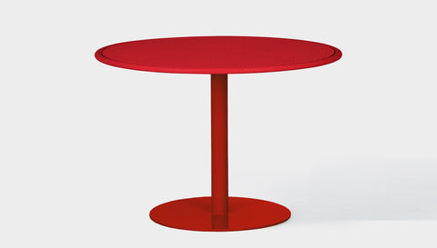 reddie-raw outdoor dining table round 120dia x 75H *cm / Metal~Red Bob Outdoor Pedestal Table- Metal