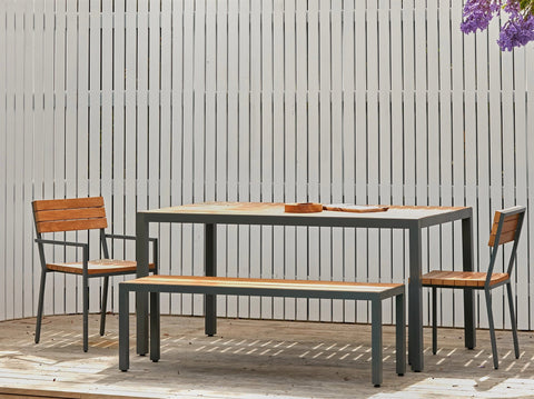 reddie-raw outdoor seating Suzy Outdoor Stackable Dining Chair