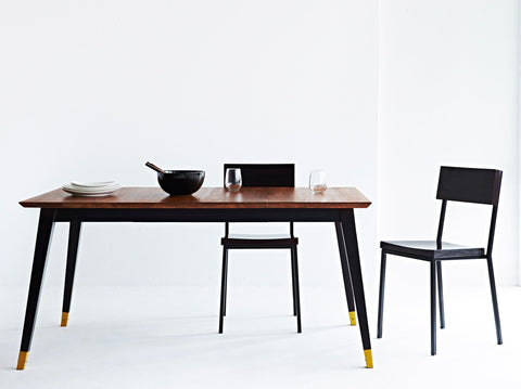 reddie-raw rectangular Vinny Table - Wood