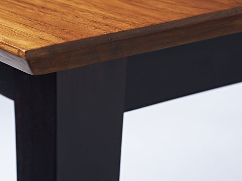 reddie-raw rectangular Vinny Table - Wood