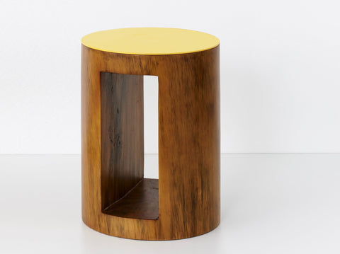 reddie-raw round side table Bob Block Side Table/Stool