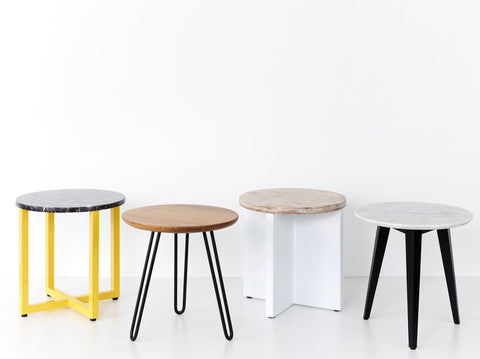 reddie-raw round side table Willy Side Table Round