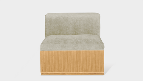 reddie-raw sofa MIDDLE 80W x 95D x 73H (43H seat) *cm / Fabric~Magma-Latte / Wood Veneer~Oak Dylan Sofa