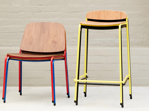 reddie-raw stool Kami Stackable Bar Stool