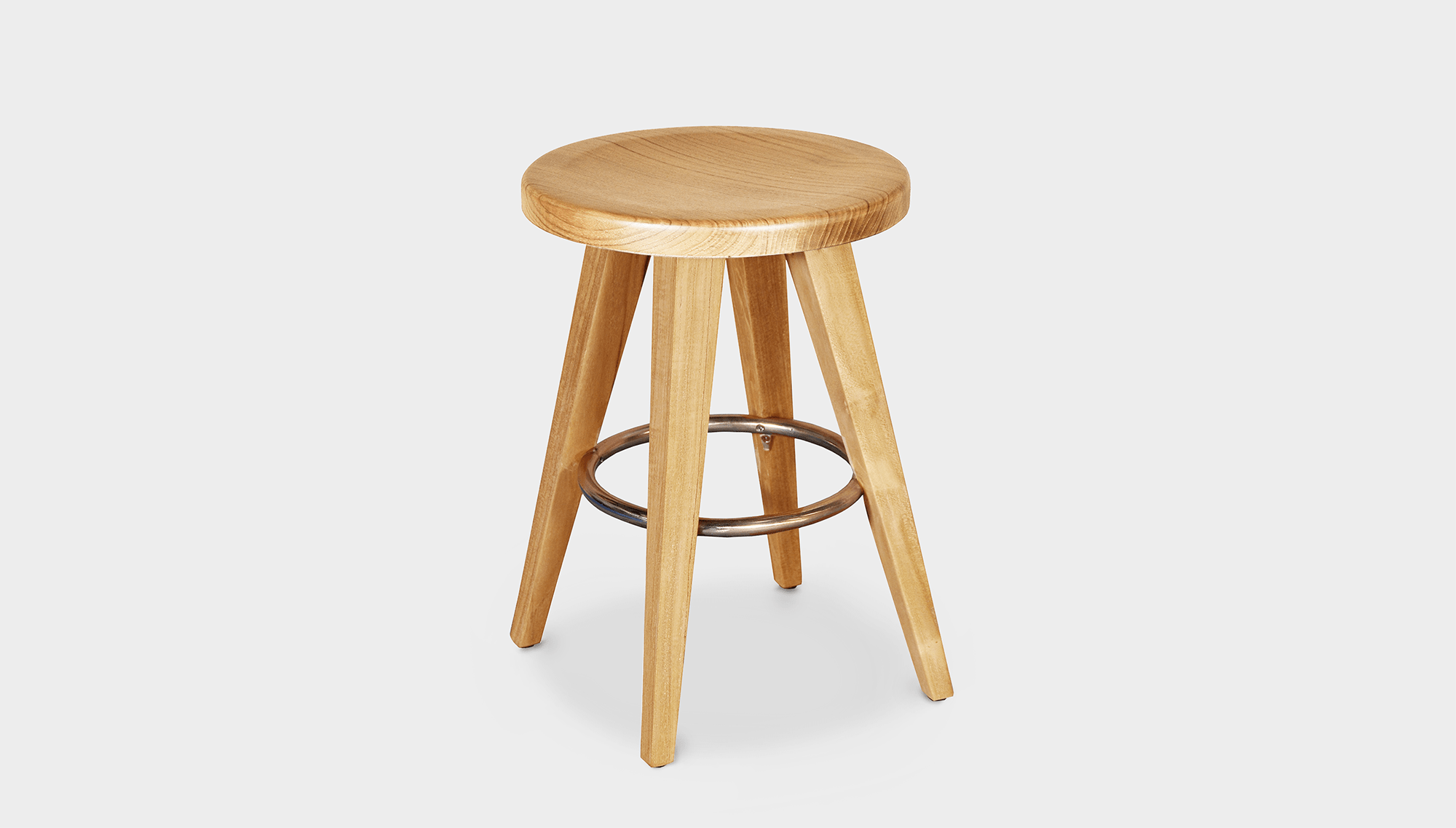 reddie-raw stool Wood Teak~Oak / Wood Teak~Oak Vinny Stool