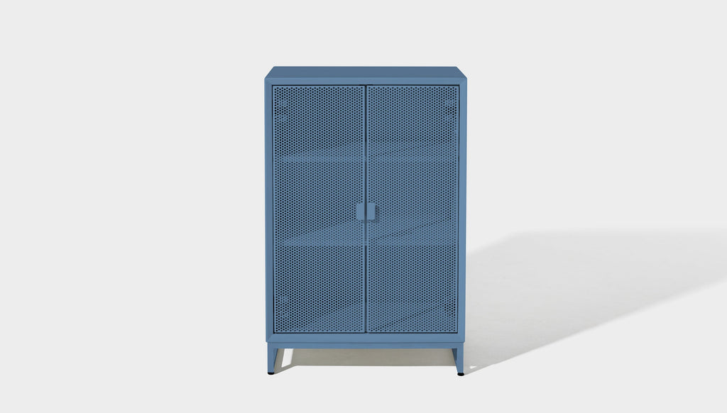 reddie-raw storage cupboard 60W x 45D x 90H  *cm (no planter box) / Lacquer~Blue NCW Storage Unit with and without planter