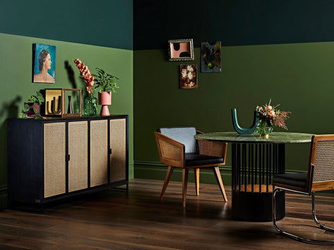 reddie-raw storage cupboard NCW Rattan Buffet Storage Unit