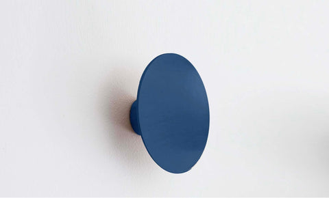 reddie-raw wall hooks 10dia x 4H *cm / Lacquer~Navy Coin Wall Hook
